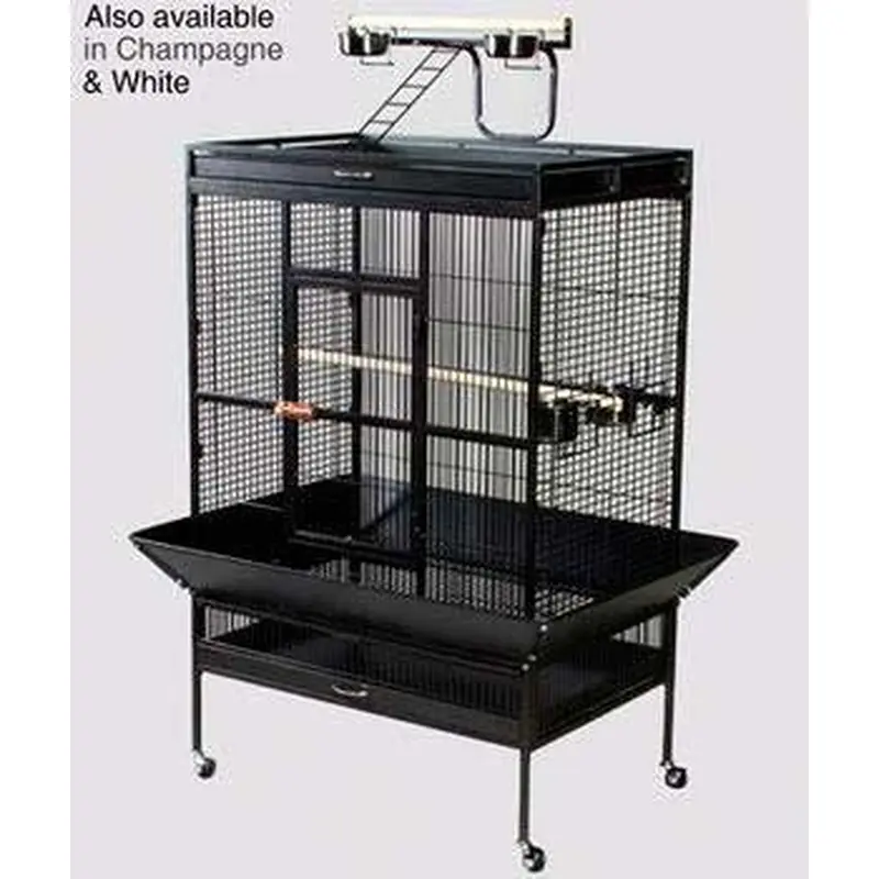 Prevue Pet Products Wrought Iron Select Cage Black 36x24x66in 