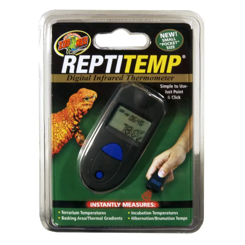 Zoo Med ReptiTemp Digital Infrared Thermometer Black