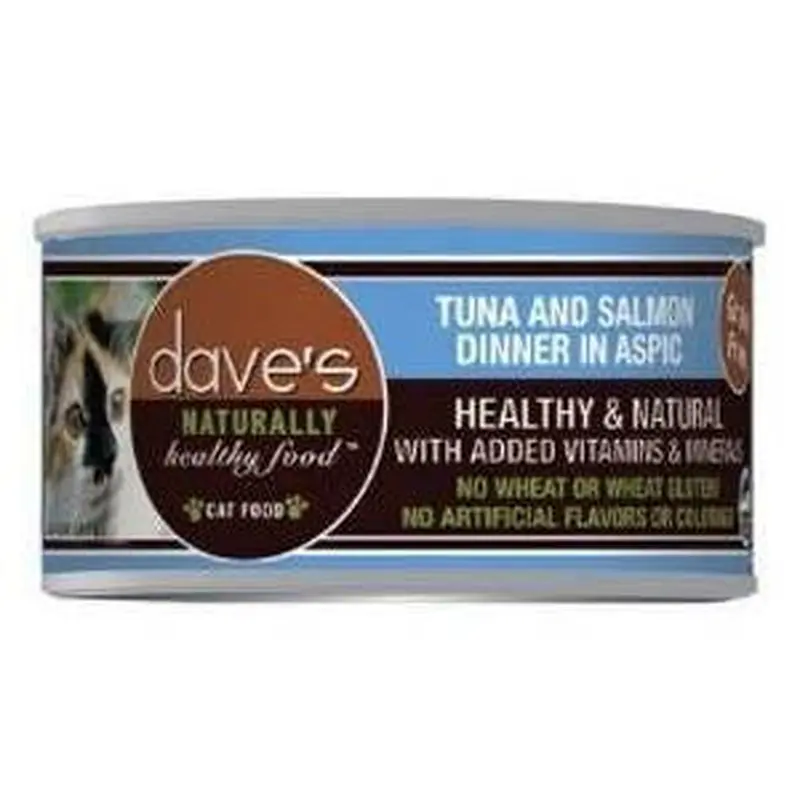 Dave's Pet Food Tuna Shredded Salmon Jelly 3oz 
