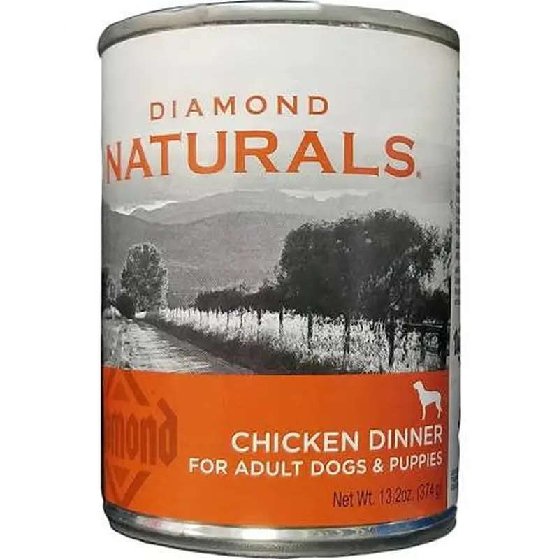 Diamond Naturals Chicken Dinner for Adult Dogs and Puppies 12/13.2 oz 