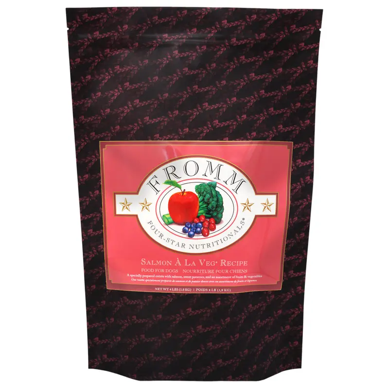 Fromm Four-Star Salmon A La Veg Recipe Dog Food 4 lb