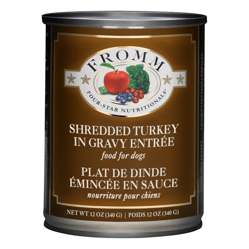 Fromm Shredded Turkey in Gravy Entree 12 oz