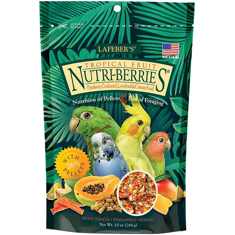 Lafeber Company Tropical Fruit Nutri-Berries Cockatiel Food 10oz
