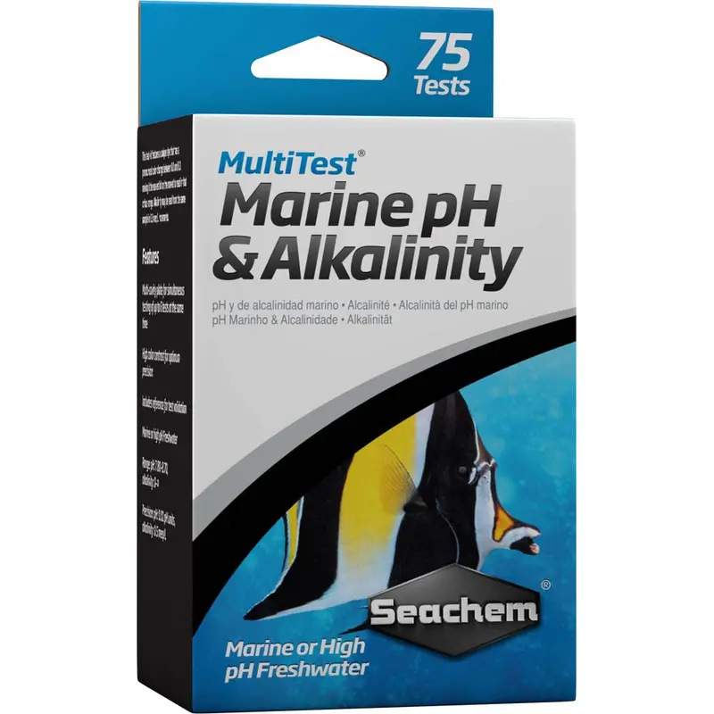 Seachem MultiTest Marine pH Alkalinity Test Kit