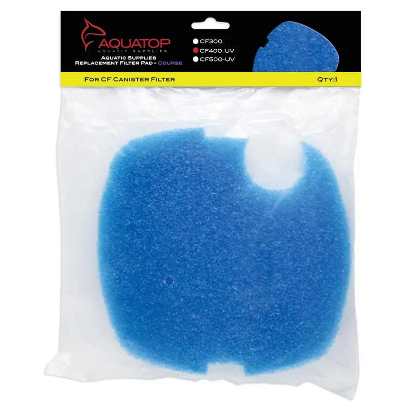 Aquatop Replacement Filter Sponge for CF Series Filters For CF-400UV Blue 1 Pack