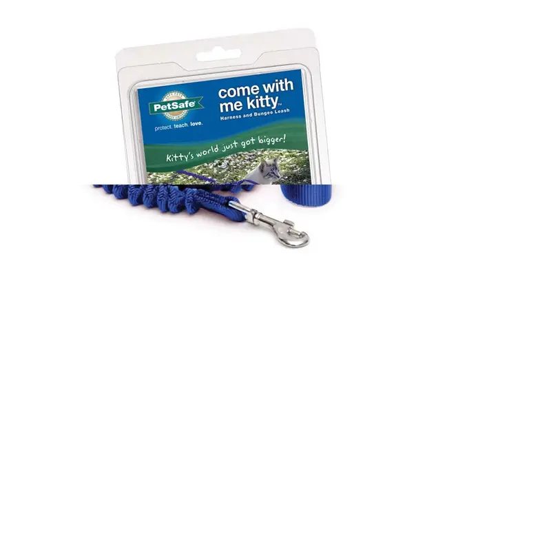 PetSafe Premier Come With Me Kitty Harness & Bungee Leash Combo Royal Blue/Navy MD