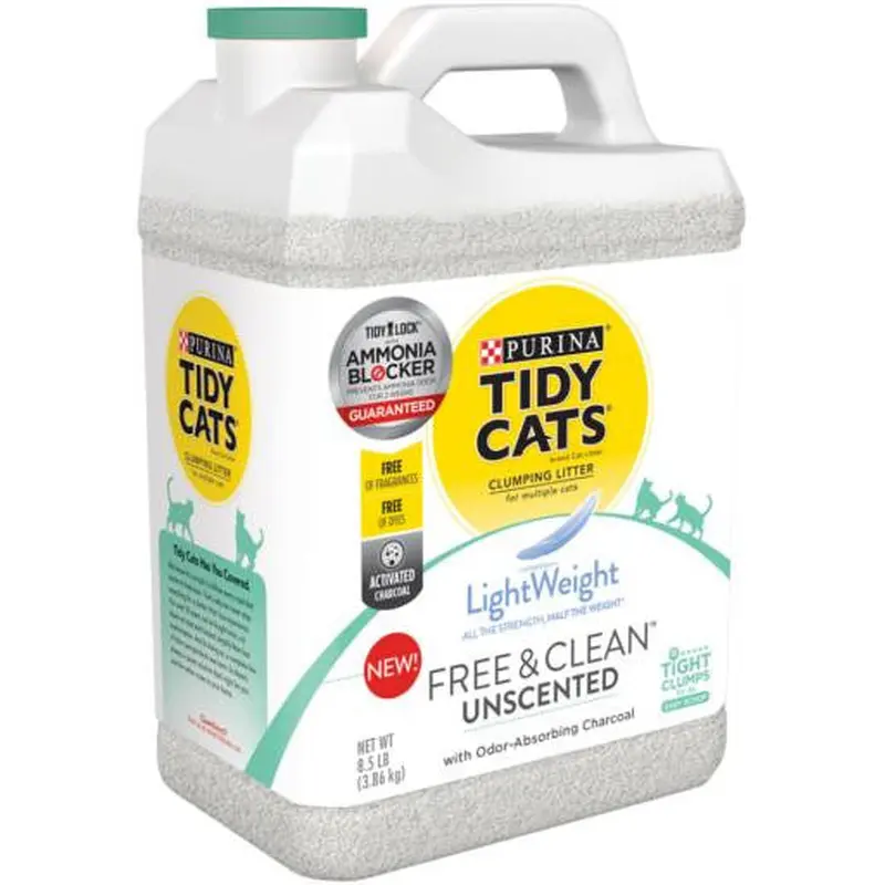 Tidy Cats Free & Clean Unscented Lightweight Litter 2/8.5lb 