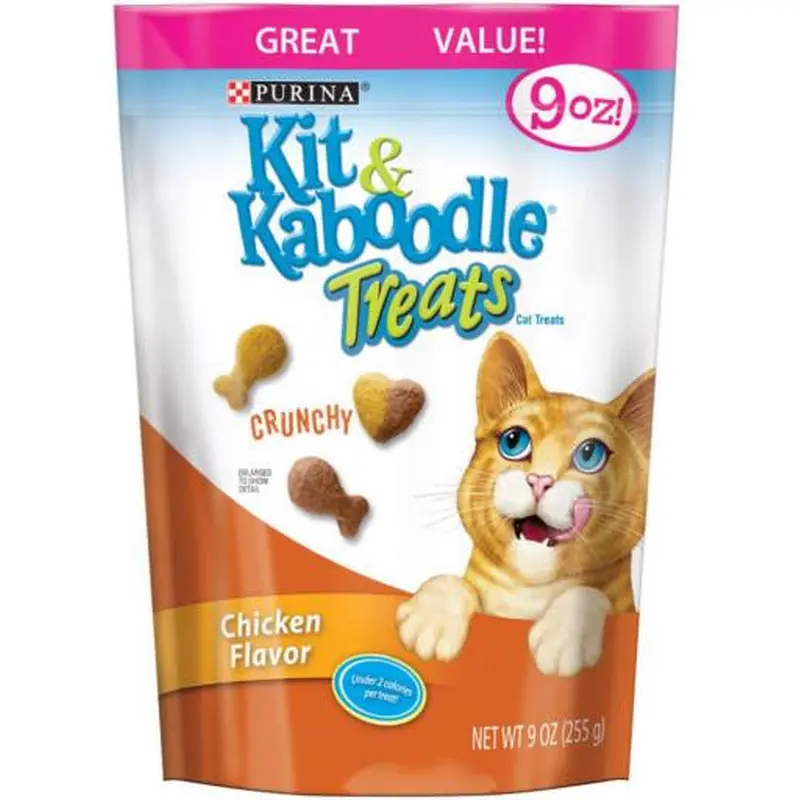 Kit & Kaboodle Chicken Cat Treat - 9 oz / 4 pk (D)