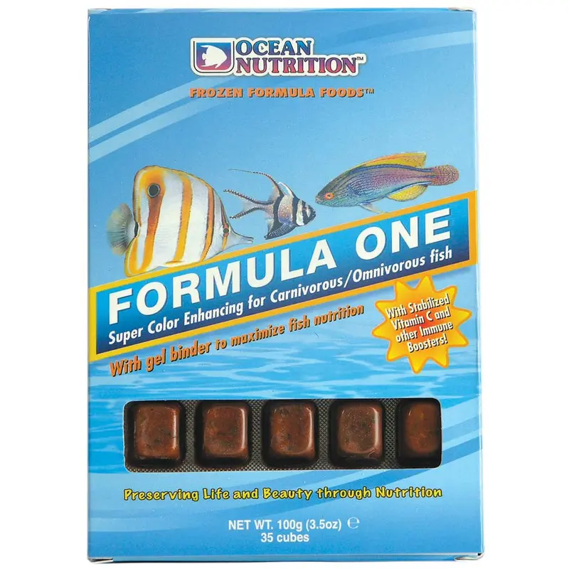 Ocean Nutrition Formula One Frozen Fish Food 3.5 oz SD-5