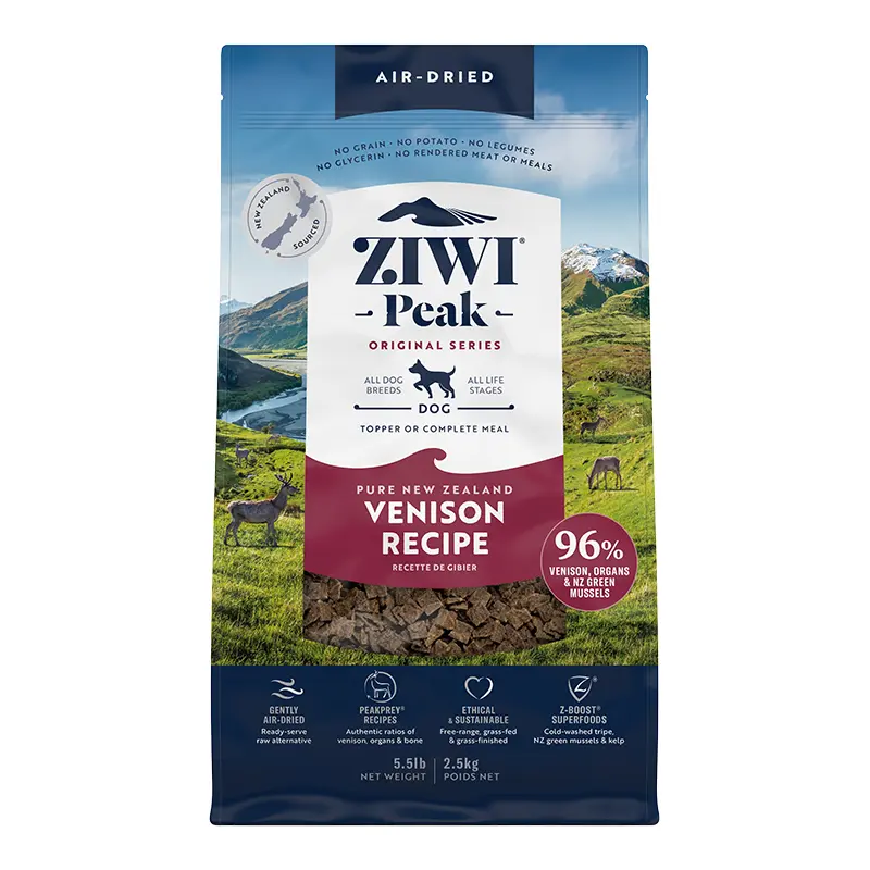 Ziwi dog Air Dried Venison 5.5lb. 