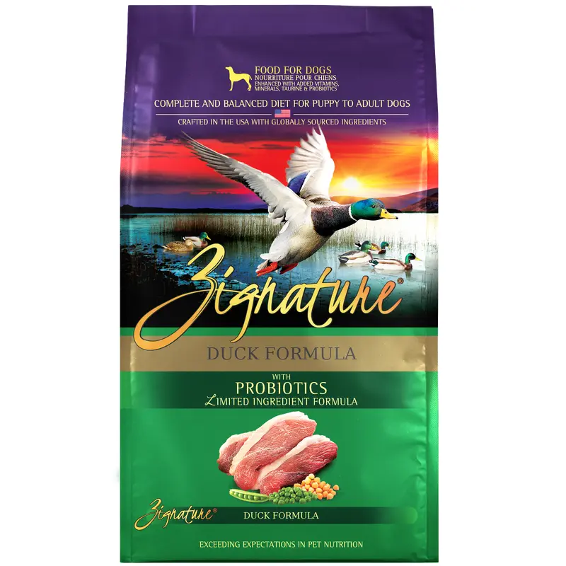 Zignature Duck Formula Dog Food 4 lb