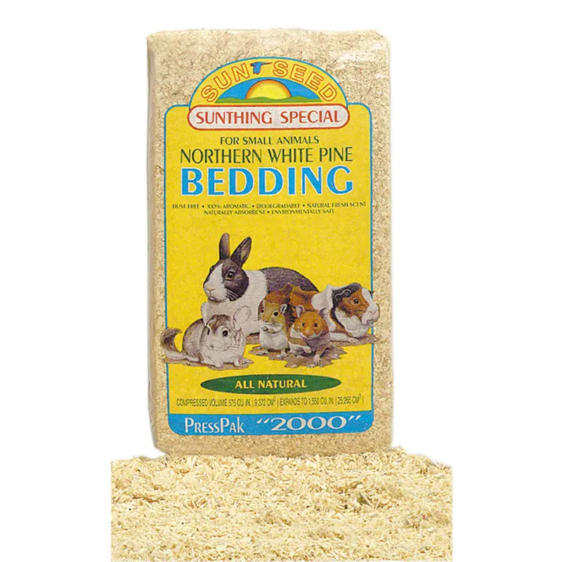 Sun Seed Northern White Pine Bedding for Small Animals Brown 1200 cu in