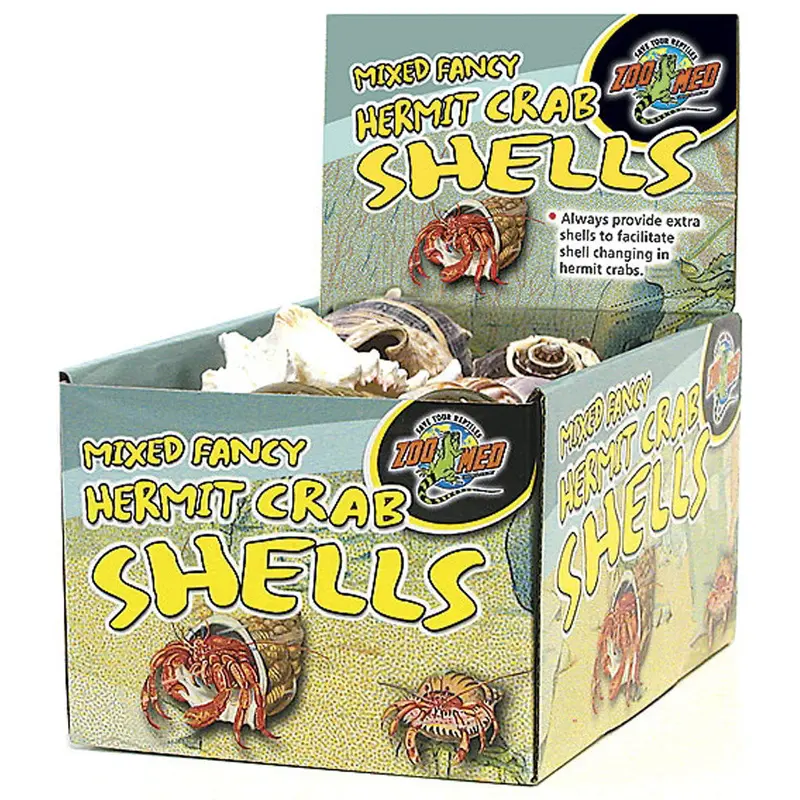 Zoo Med Hermit Crab Decorative Shell Fancy Shell Assorted 24 Pack