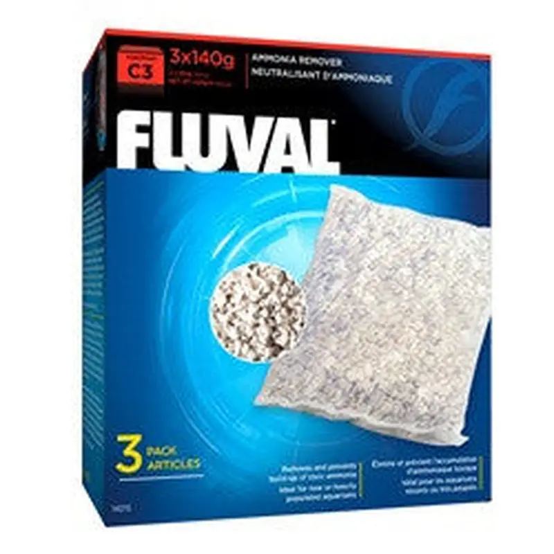 Fluval C3 Ammonia Remover 3 Pack 14015