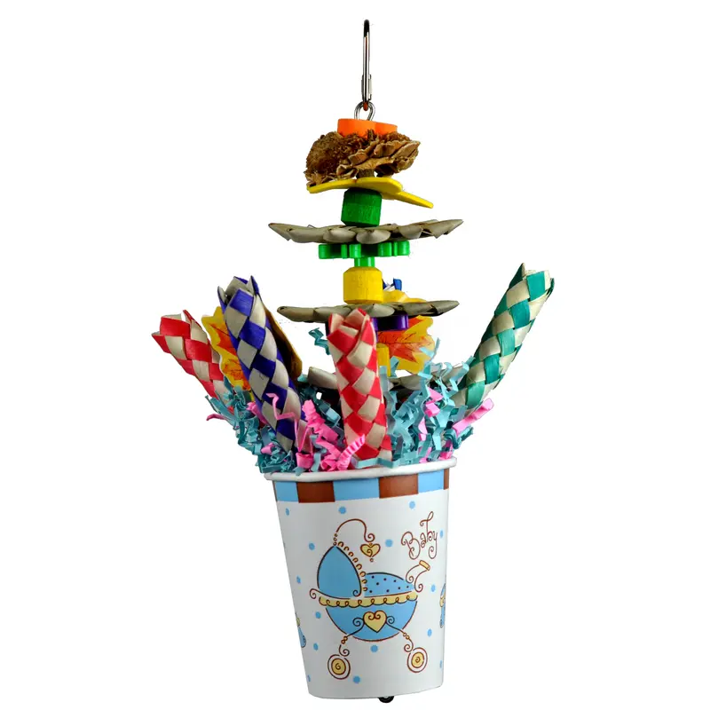 A & E Cages Made in America Tropical Punch Cocktail Bird Toy