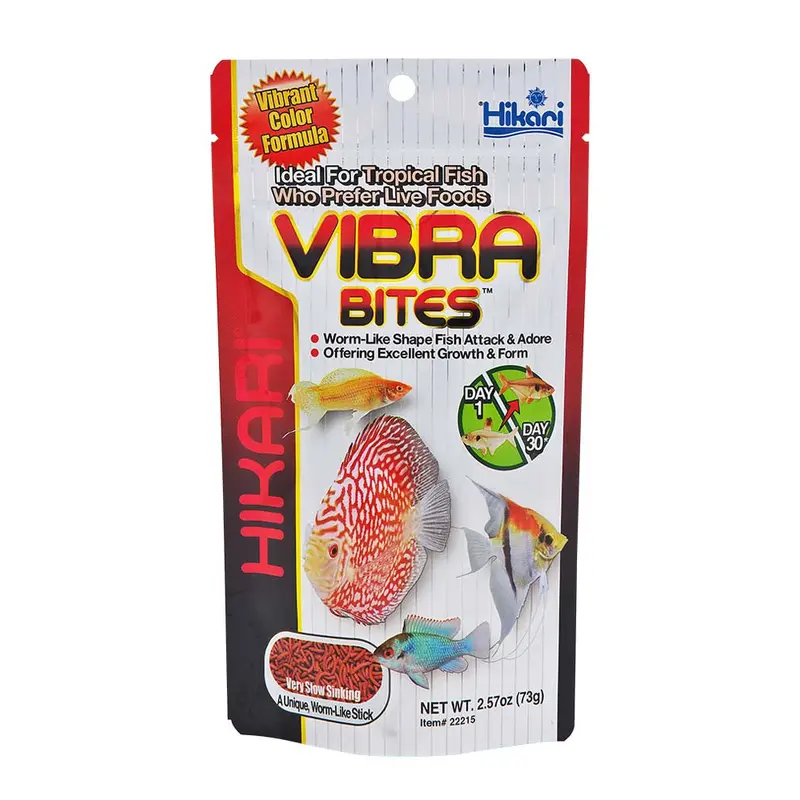 Hikari Vibra Bites Tropical Fish Food 2.57 oz (D)