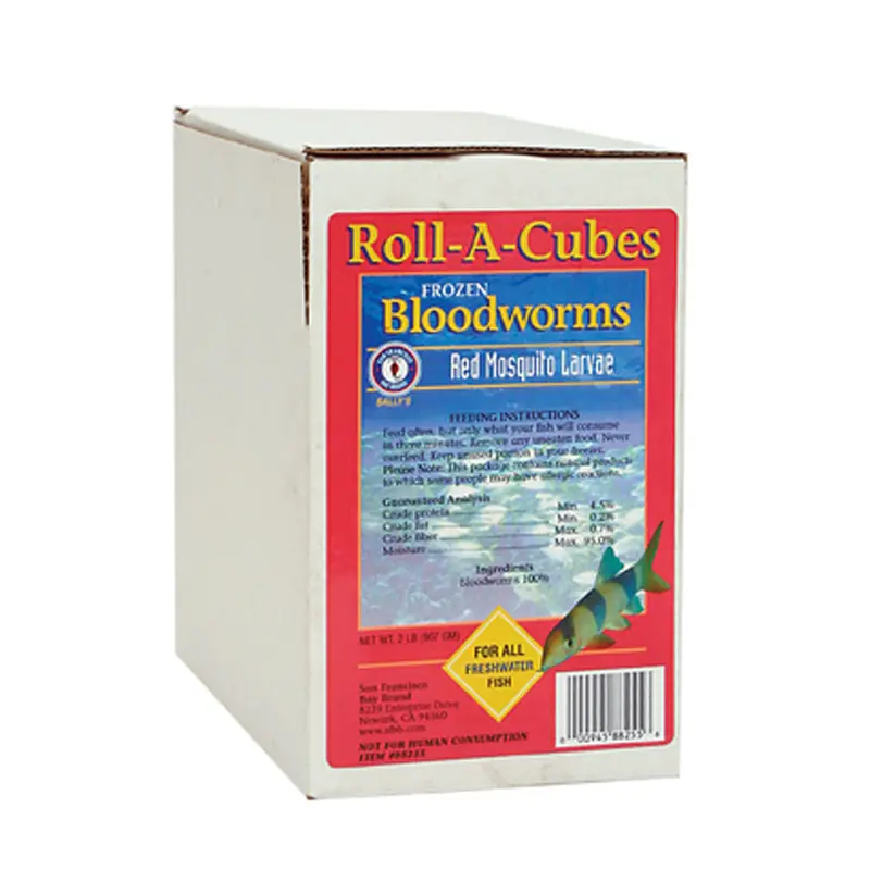 San Francisco Bloodworms Frozen Fish Food 2 lb SD-5