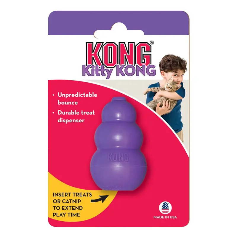 KONG Kitty Catnip Toy Purple One Size