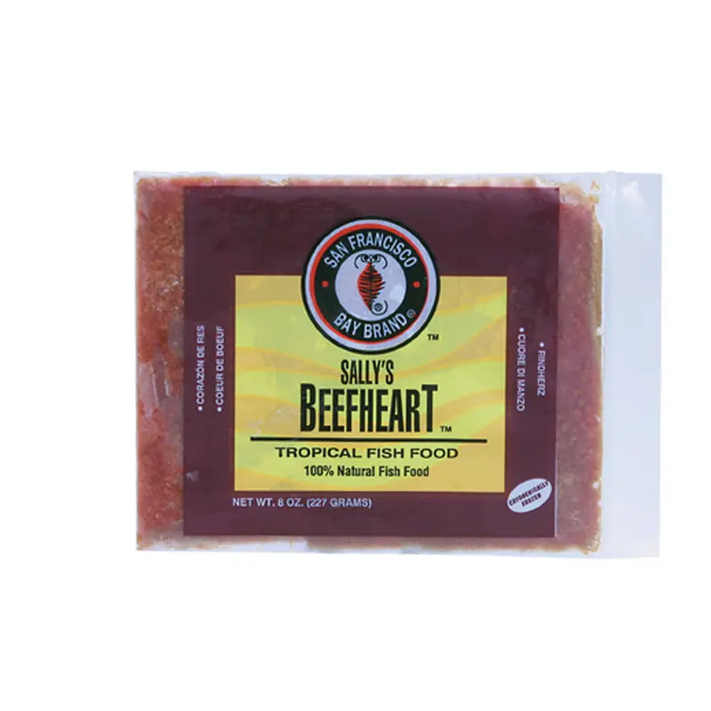 San Francisco Beefheart Frozen Fish Food 8 oz SD-5