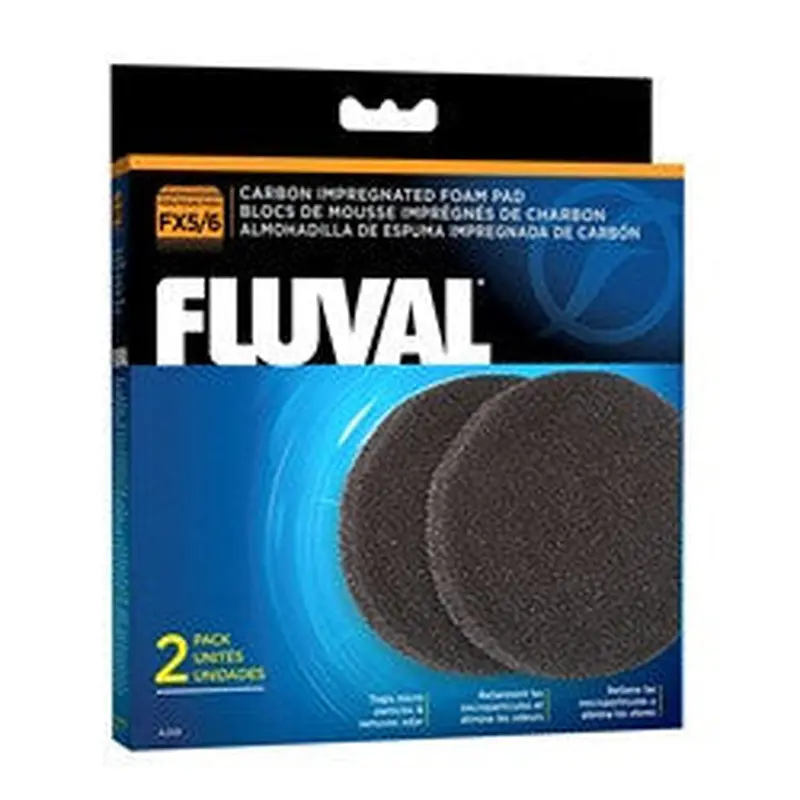 Fluval Fx5/fx6 Carbon Foam Pad, 2pk A249