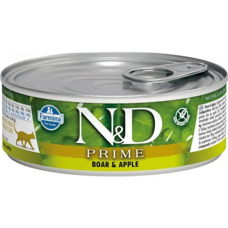 Farmina Natural & Delicious Prime B/apl Cat 24/2.5oz 