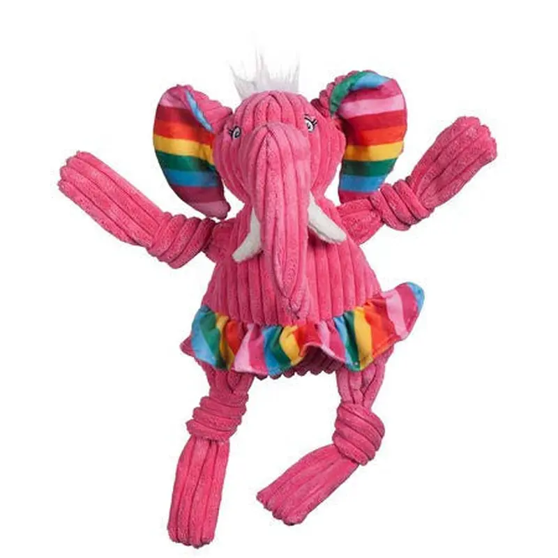 Huggle D Knot Rnbw Elephnt Sm