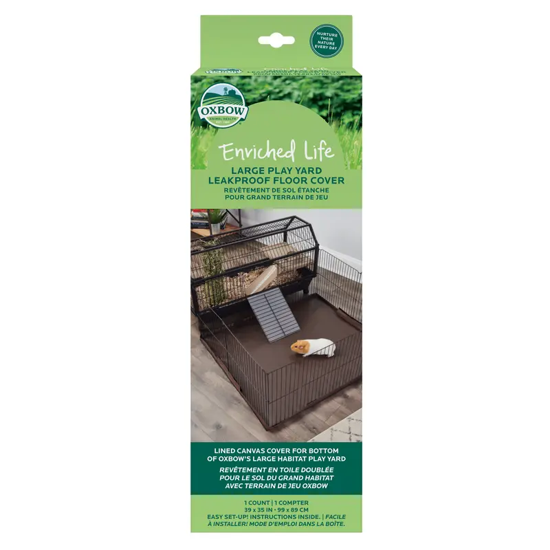 Oxbow Animal Health Enriched Life Leakproof Play Yard Floor Cover LG