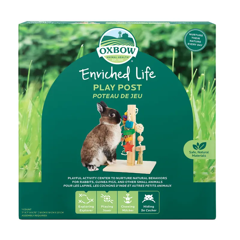 Oxbow Animal Health Enriched Life Play Post Small Animal Toy One Size
