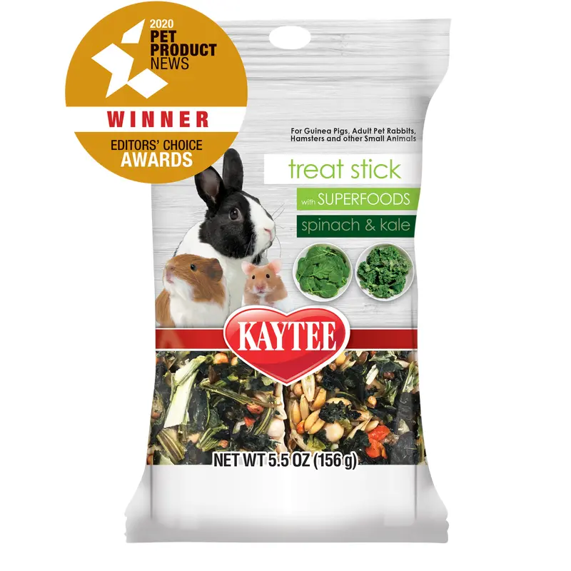 Kaytee Treat Stick With Superfood Spinach and Kale, 5.5 Ounces