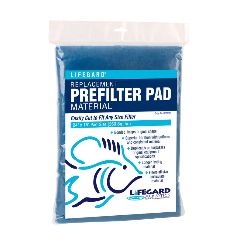 Lifegard Aquatics Replacement Prefilter Pad Blue 2 ft x 90 ft