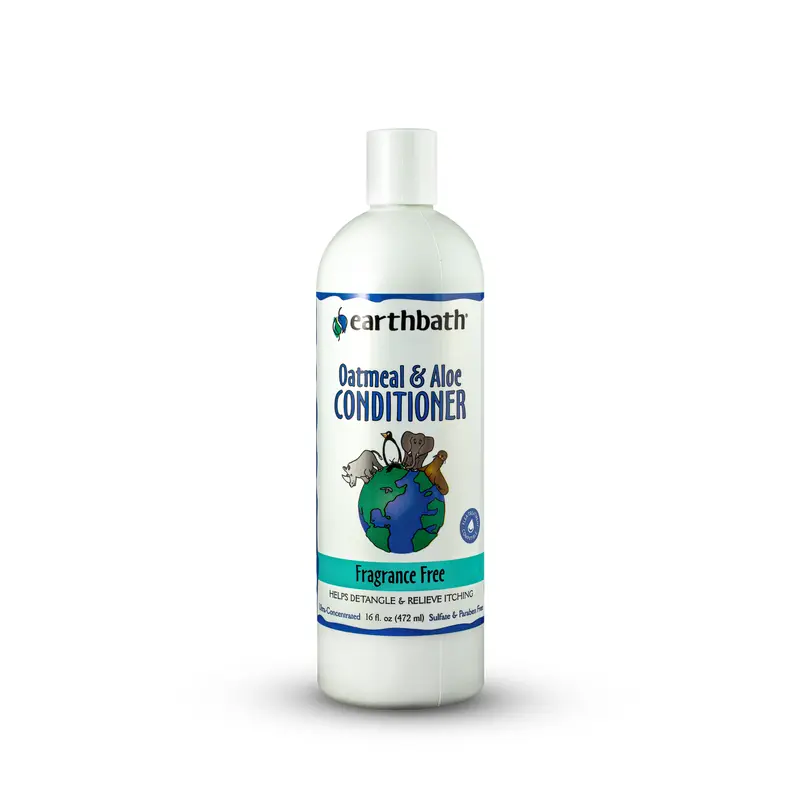 Earthbath Oatmeal & Aloe Conditioner, Fragrance Free 16oz