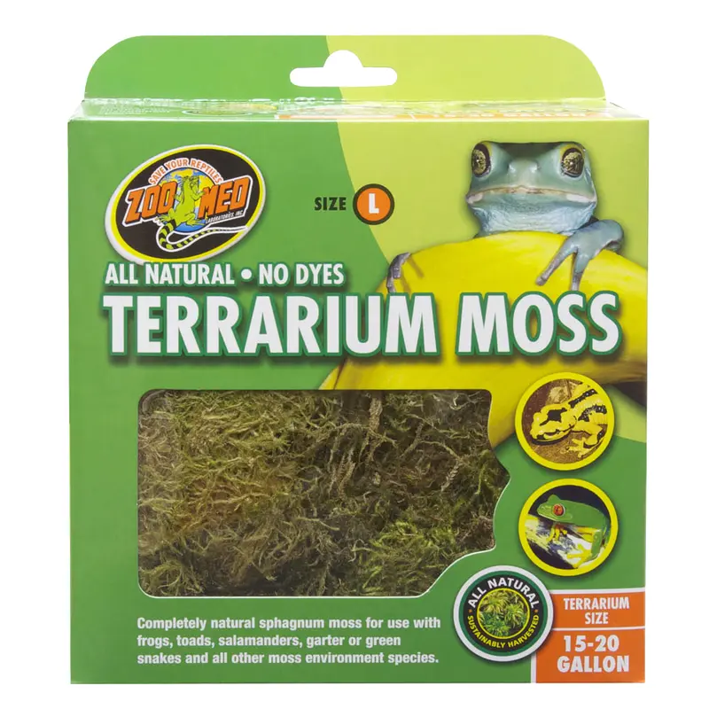 Zoo Med Terrarium Moss Substrate Green 15/20gal LG