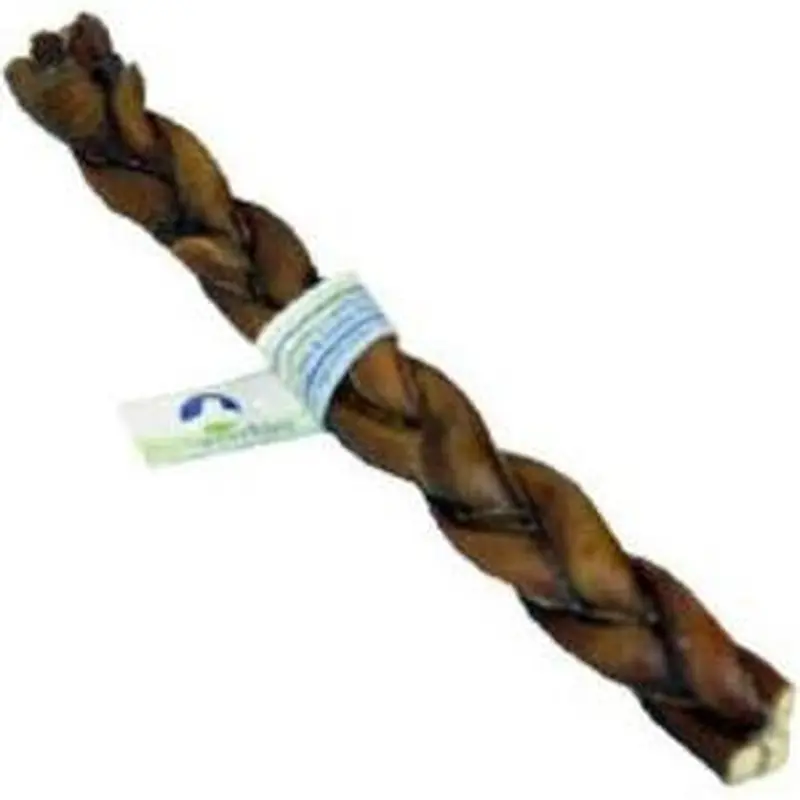 Barkworthies Dog Bully Braided 12in 