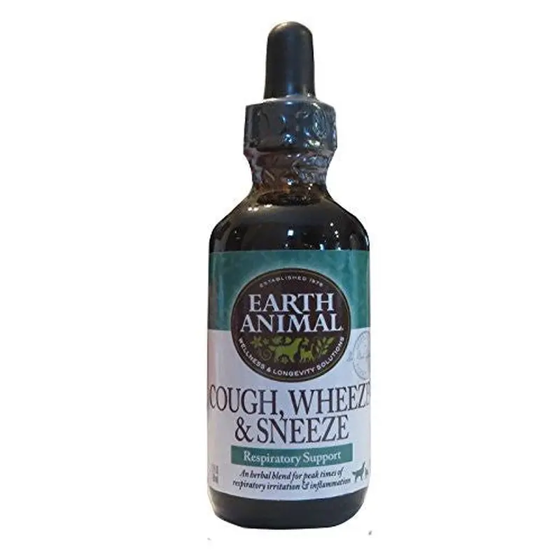 Earth Animal Dog Cough & Wheeze 2oz 