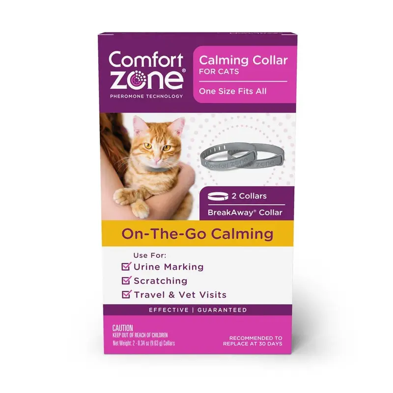 Comfort Zone Calming Collar for Cats 2pk