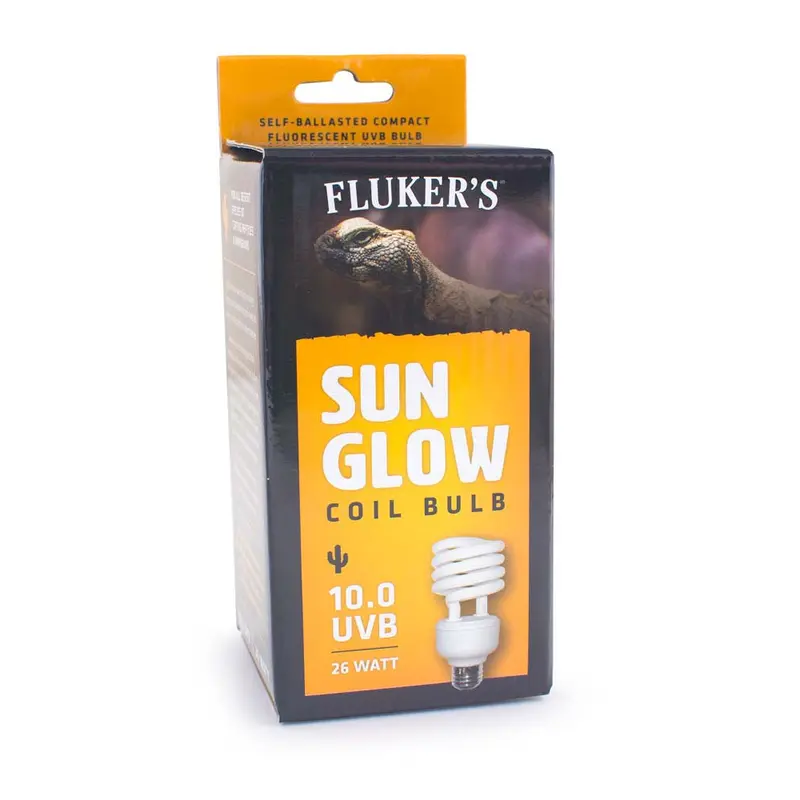 Fluker's Sun Glow 10.0 UVB Desert Coil Bulb White 26 Watt