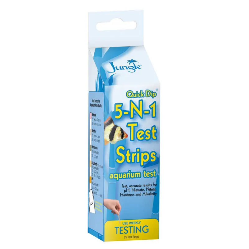 Jungle Laboratories Quick Dip 5-in-1 Aquarium Test Strip