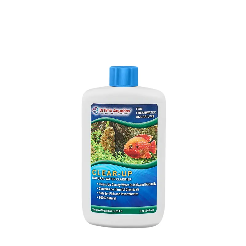 Dr. Tim's Aquatics Clear-UP Natural Water Clarifier for Freshwater Aquarium 8 fl. oz