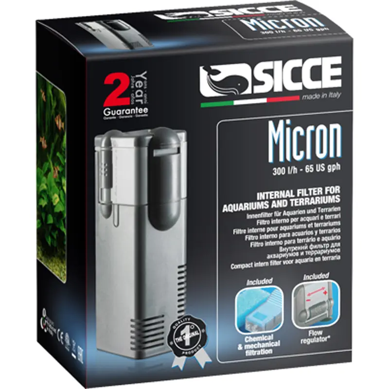 Sicce MICRON Internal Filter - 65 GPH