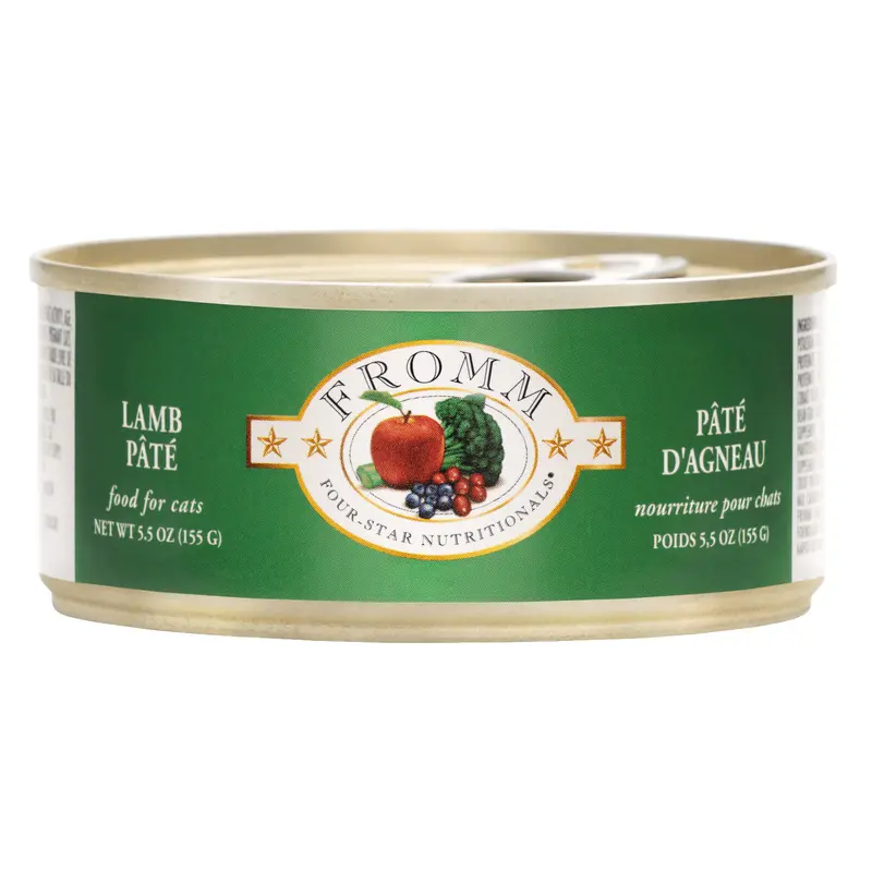 Fromm Four-Star Lamb Pate Canned Cat Food 5.5 oz