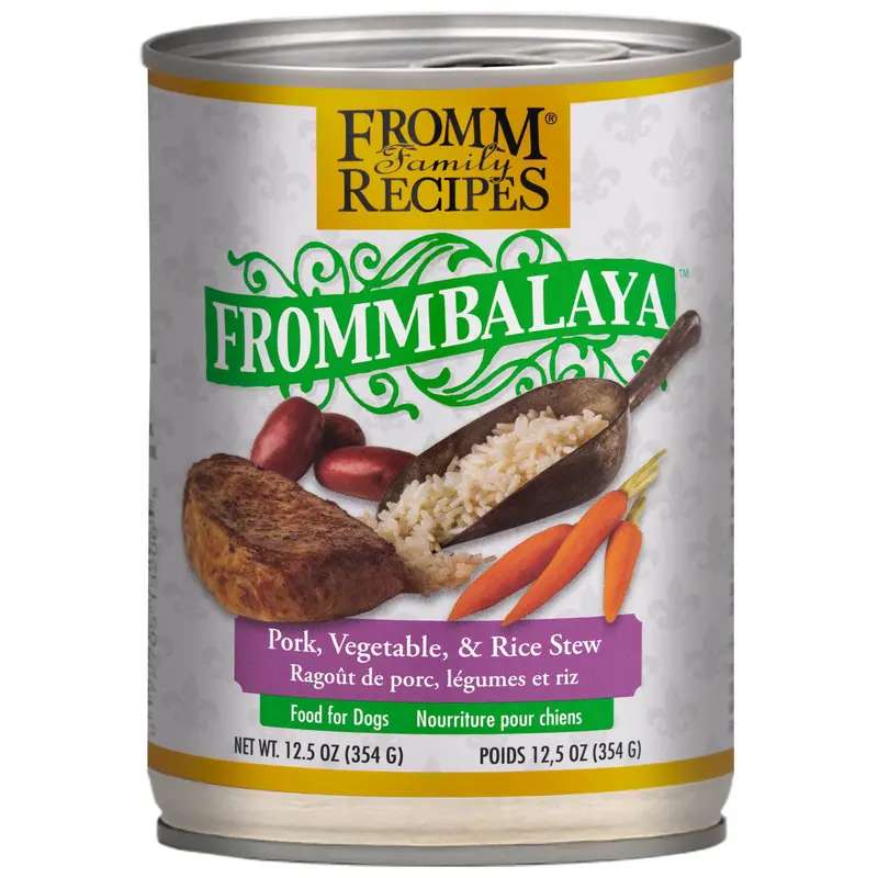 Fromm Pork, Vegetable, & Rice Stew Canned Dog Food 12.5 oz