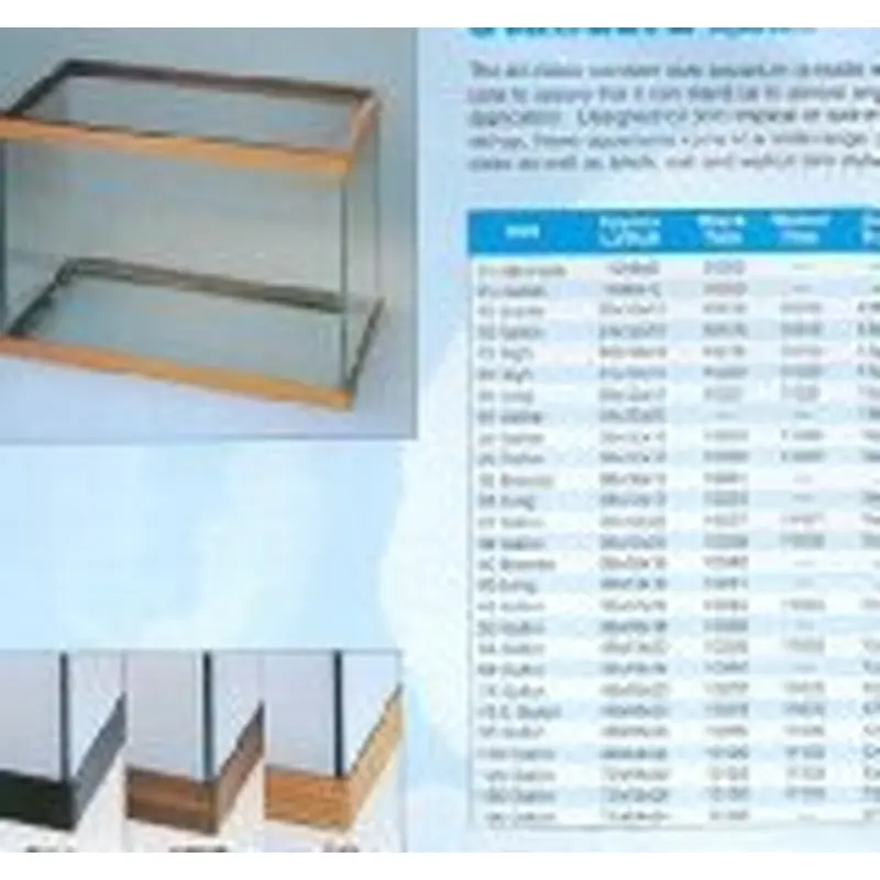 Aqueon 20 gal (Long) Standard Aquarium Tank, Black Trim