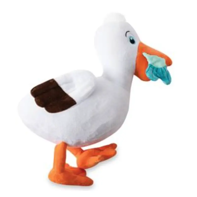 Fringe Pelican Lunch Break Plush Dog Toy