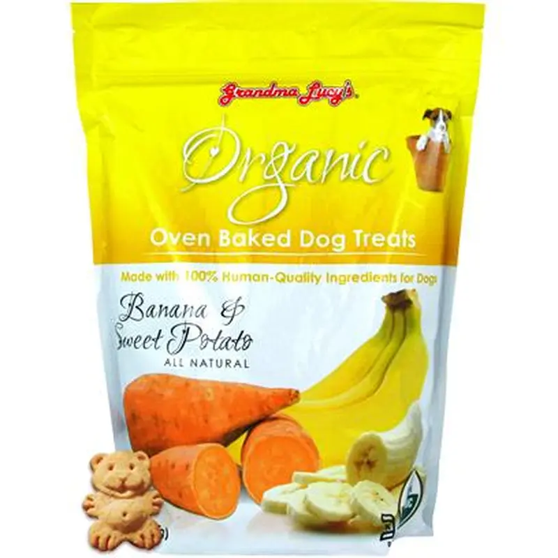 Grandma Lucy's Organic Banana Oven Baked Dog Treats 14oz