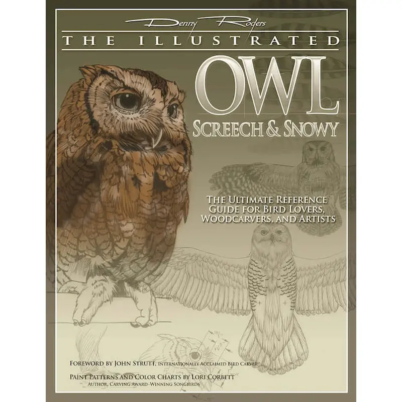 Illustrated Owl: Screech & Snowy