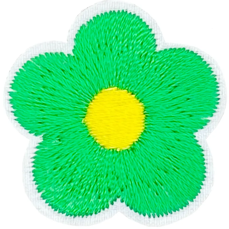 Small 5 Petal Flower (Green) - Patch