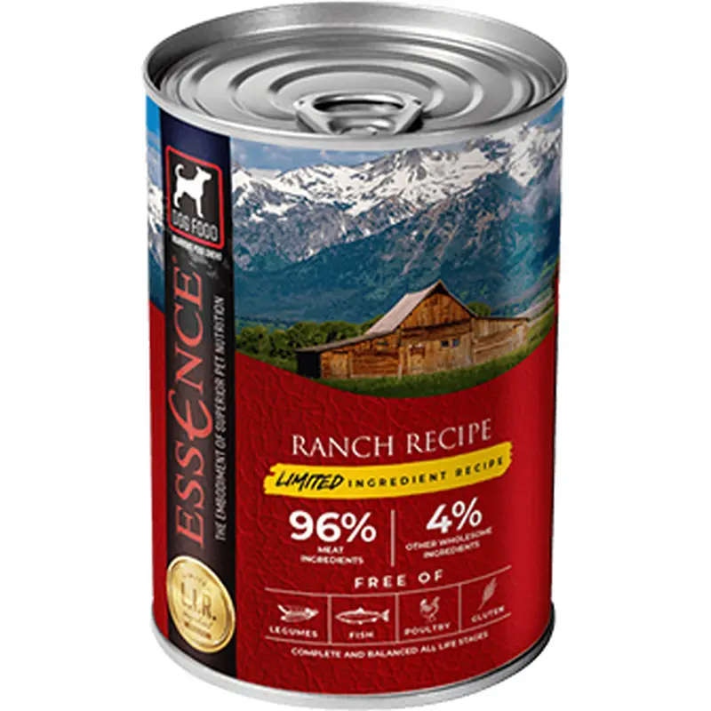 Essence Limited Ingredient Ranch Recipe Canned Dog Food
