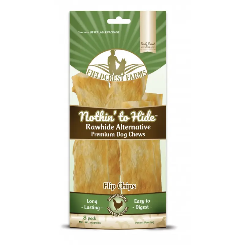Fieldcrest Farms Nothin' to Hide Flip Chips Chicken Dog Chews