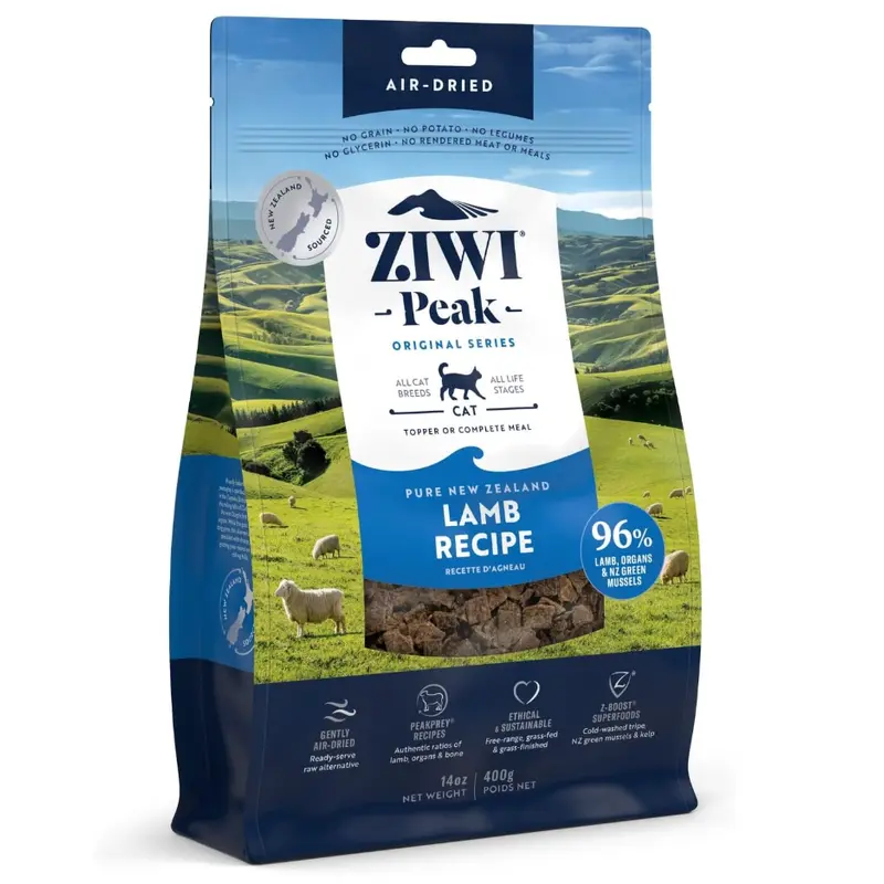 Ziwi Peak Air Dried Grain Free Cat Lamb 14 oz.
