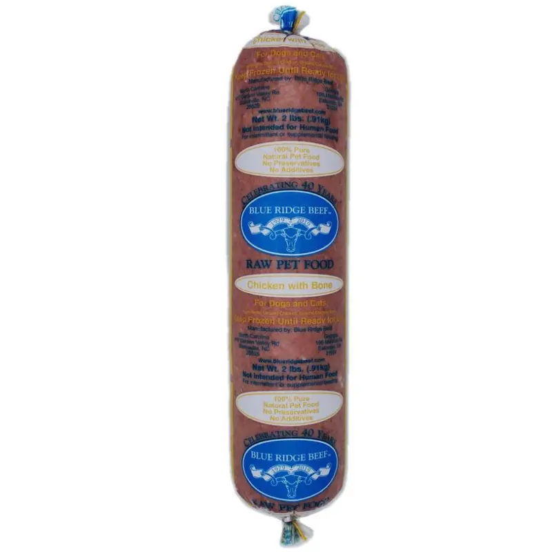 Blue Ridge Beef Frozen Dog & Cat Food Chicken with Bone